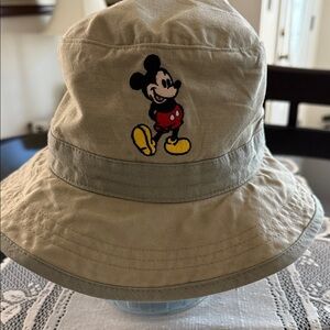 Disney Mickey Mouse Tan Bucket Hat